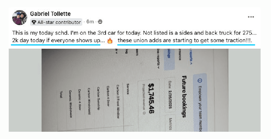 Success - Andrew Scofield $10,000 per month part-time